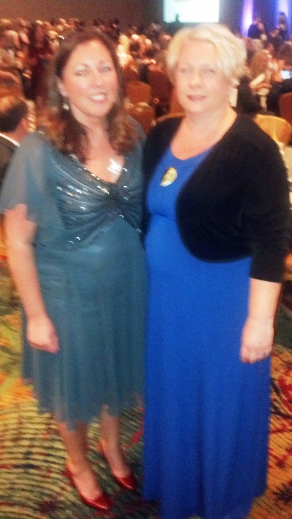 A very fuzzy, but only one I got, picture of my date to the awards ceremony. Thank you Rebecca Zanetti for being an awesome friend, career coach, and mentor. And also for writing fantastic books that sizzle. 